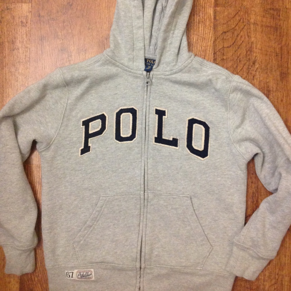Boys Zip Up Hoodie By Polo